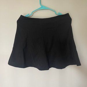 Fashion Nova Large Black Pleated Flare Skirt